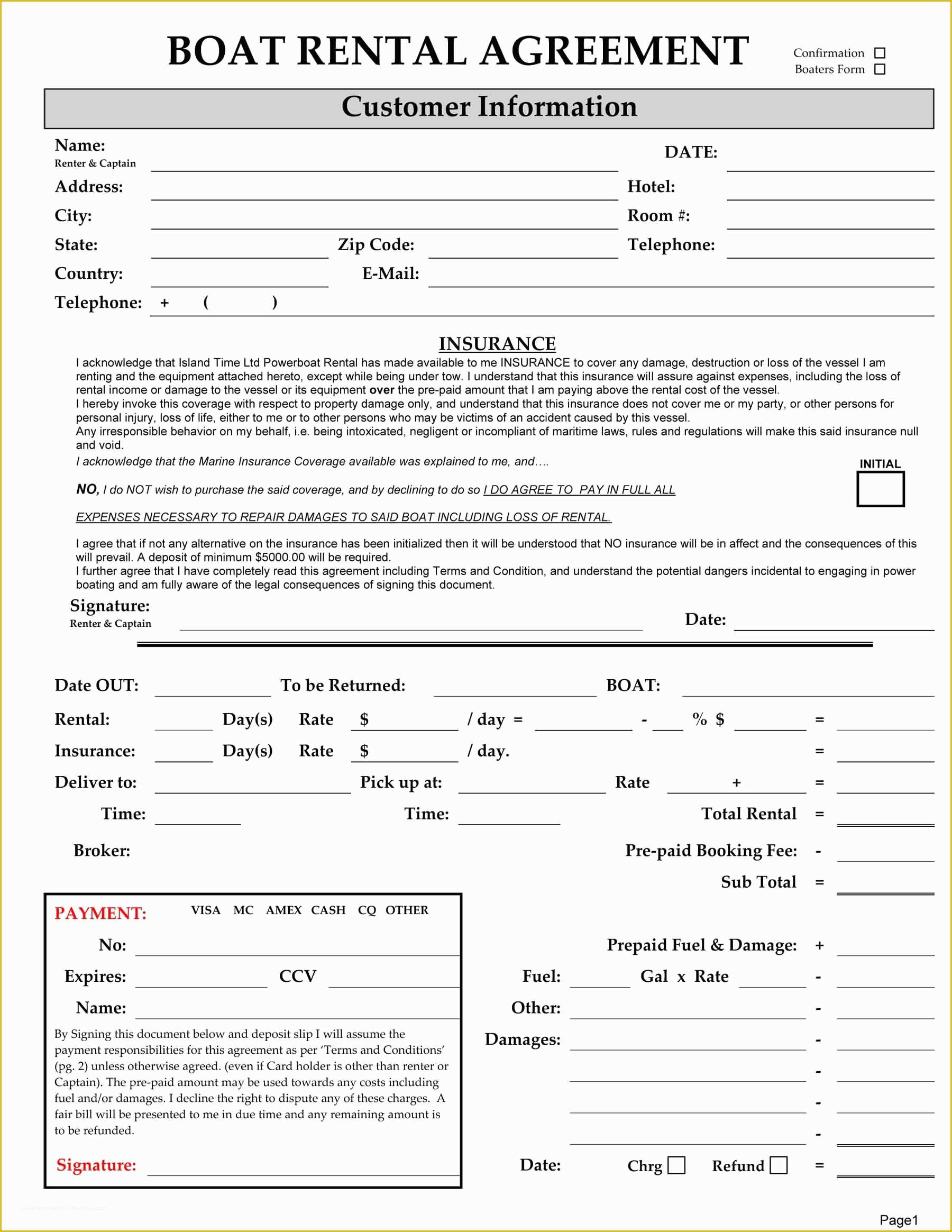 Lease Template for Free Of 7 Rental Agreement Templates Excel Pdf formats