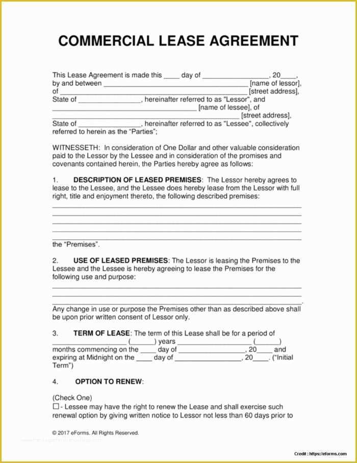 Lease Template for Free Of Mercial Lease Addendum Template Templates Resume