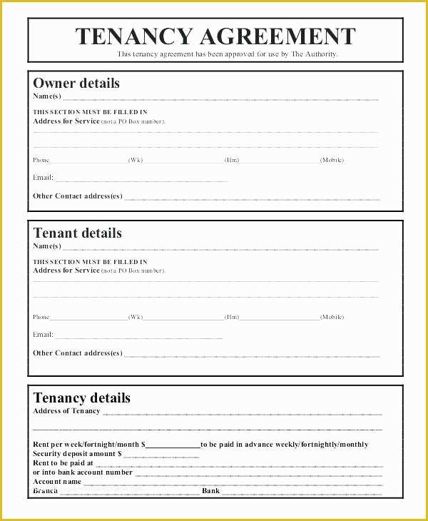 Lease Template Free Download Of Tenancy Agreement form Free Download Template Word