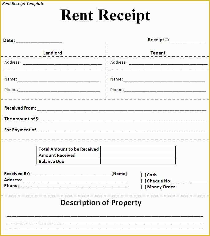 Lease to Own Template Free Of Rent Receipt Template Best Word Templates