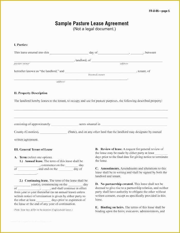 Lease to Own Template Free Of Simple E Page Lease Agreement Template Generic Rental