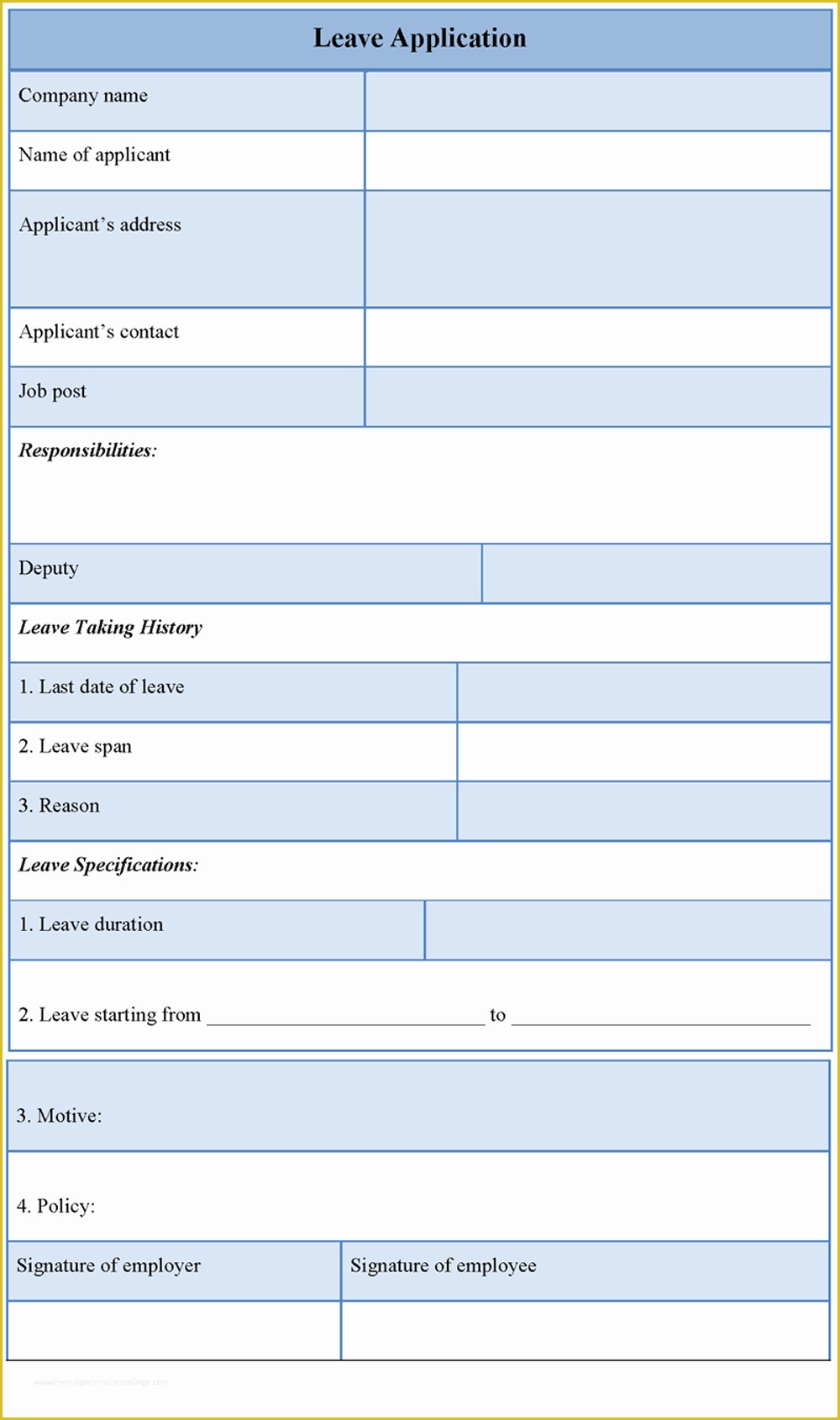 Leave Application form Template Free Download Of Application Template for Leave Example Of Leave