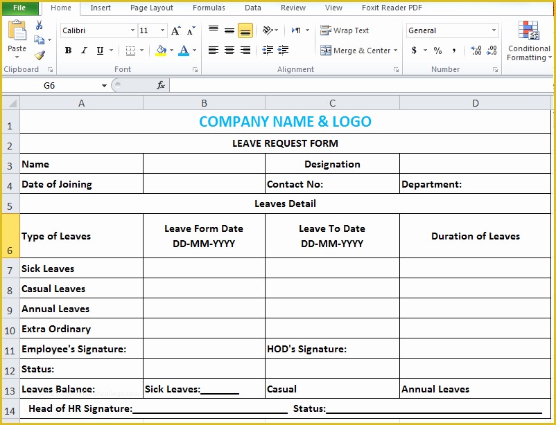 Leave Application form Template Free Download Of Employee Leave Application form Sample
