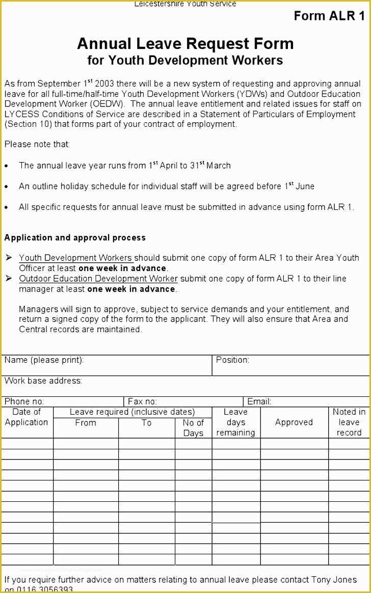 Leave Application form Template Free Download Of Free Templates Template for Leave Application form