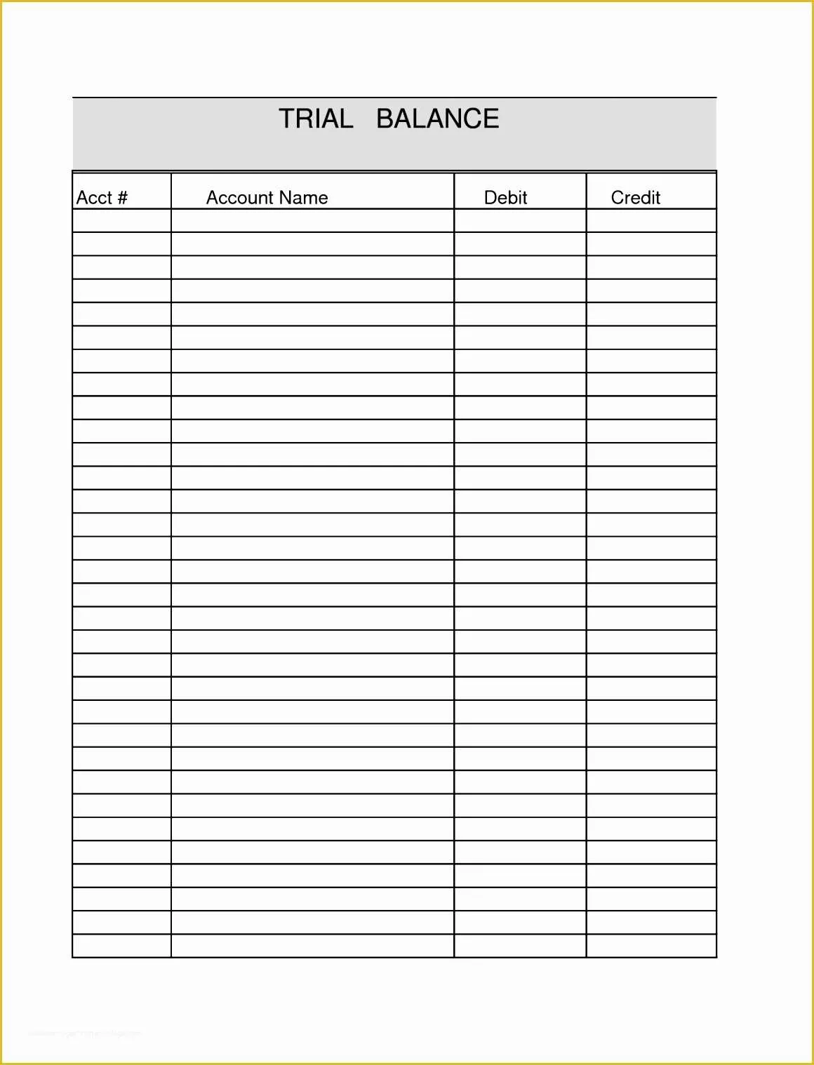 Ledger Sheet Template Free Of 10 Excel General Ledger Template Exceltemplates