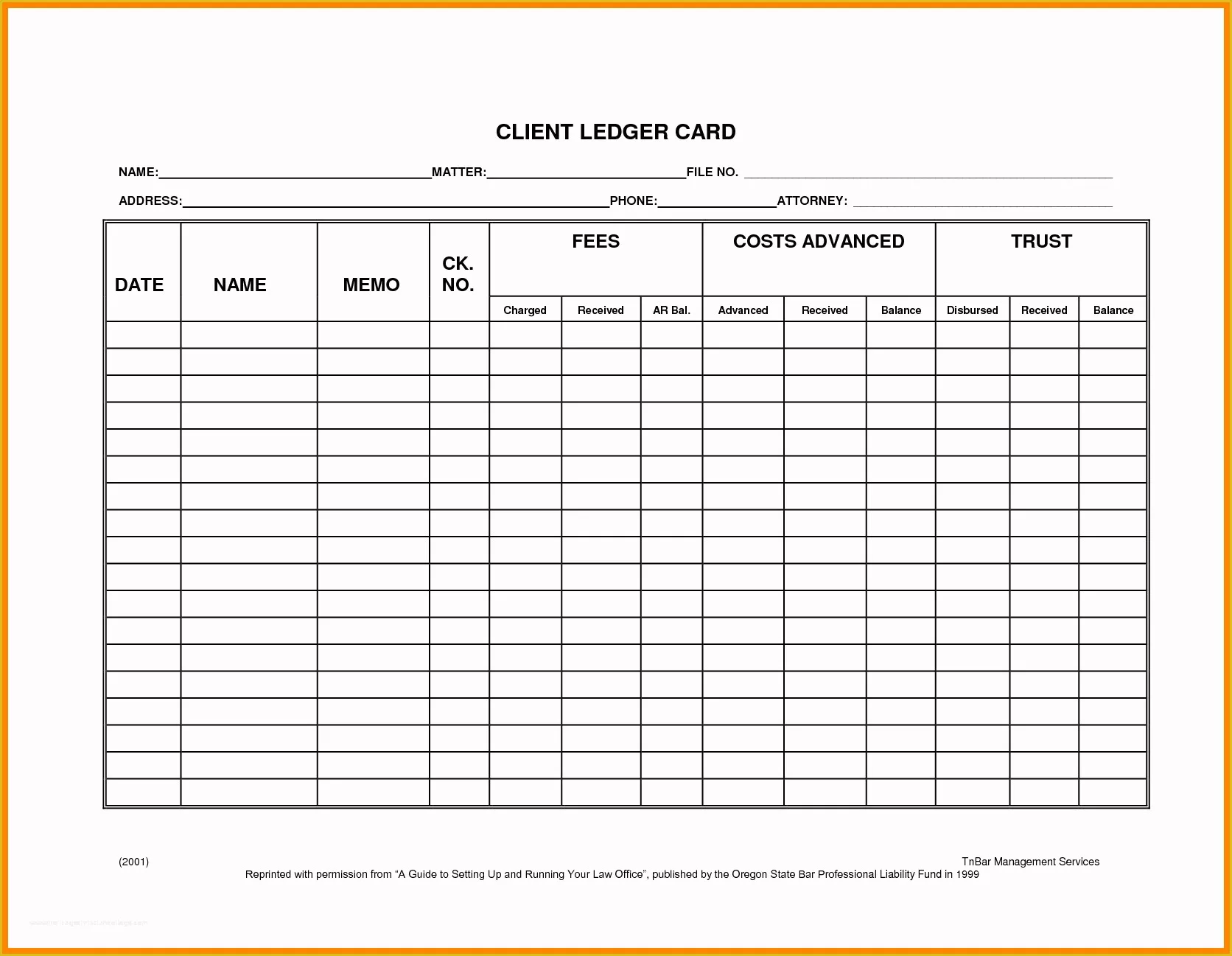 Ledger Sheet Template Free Of 8 Trust Account Ledger Template