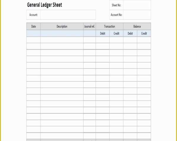 Ledger Sheet Template Free Of 9 Sample Ledger Paper Templates to Download