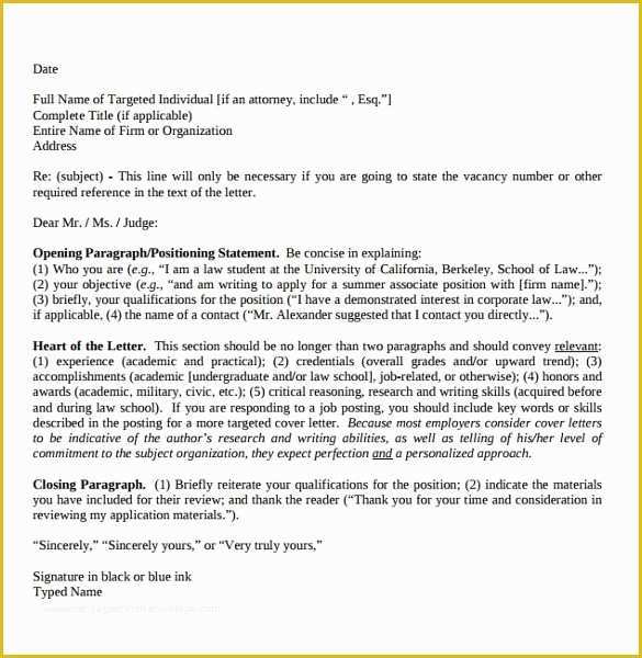 Legal Letters Templates for Free Of 7 Legal Letter formats Download for Free Sample Templates
