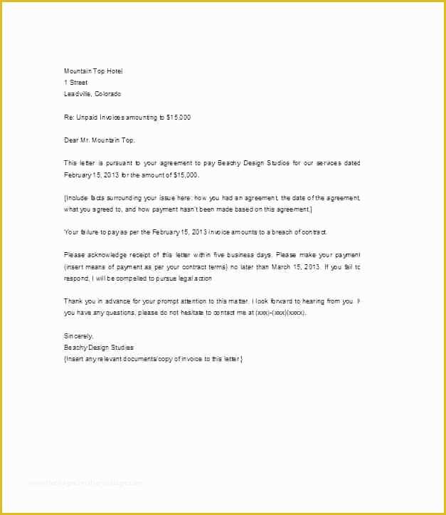 Legal Letters Templates for Free Of Legal Letter Template for Money Owed Sample Demand
