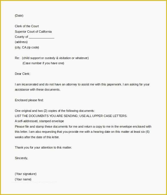 Legal Letters Templates for Free Of Legal Letters format – thepizzashop