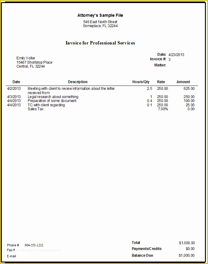 Legal Services Invoice Template Free Of Legal Invoice Template Word