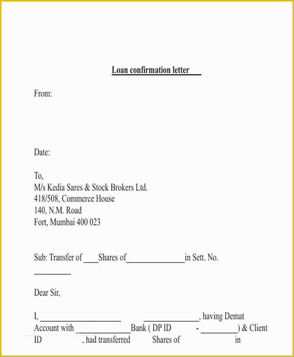 Letter Confirming Employment Free Template Of 16 Confirmation Letter Templates Pdf Doc