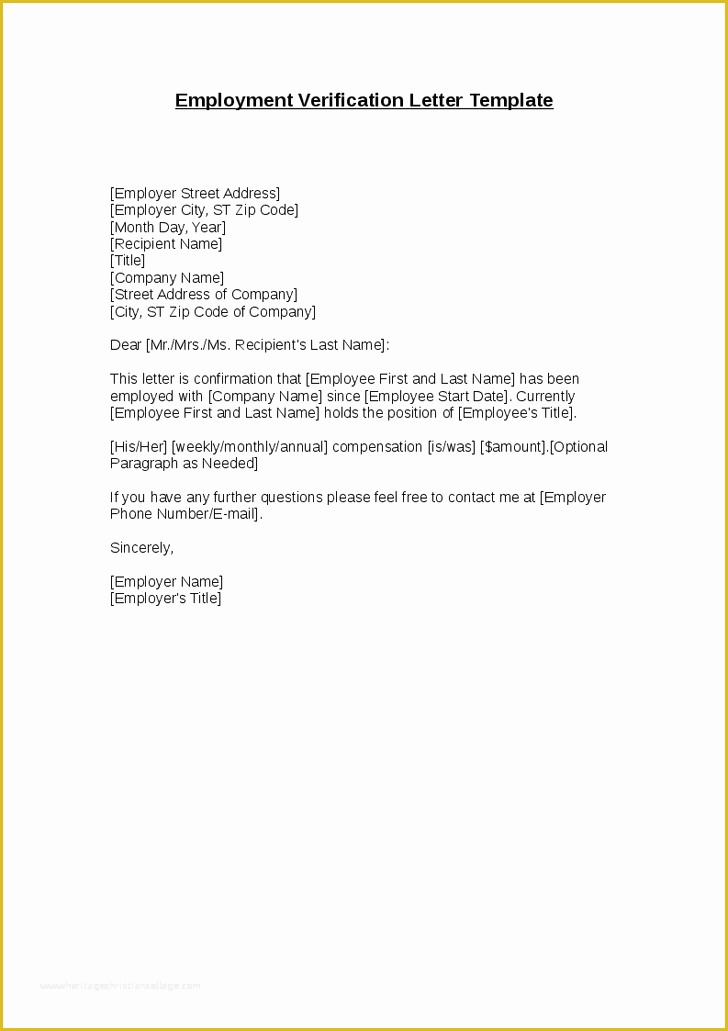 Letter Confirming Employment Free Template Of Editable and Printable Letter Confirming Employment Sample