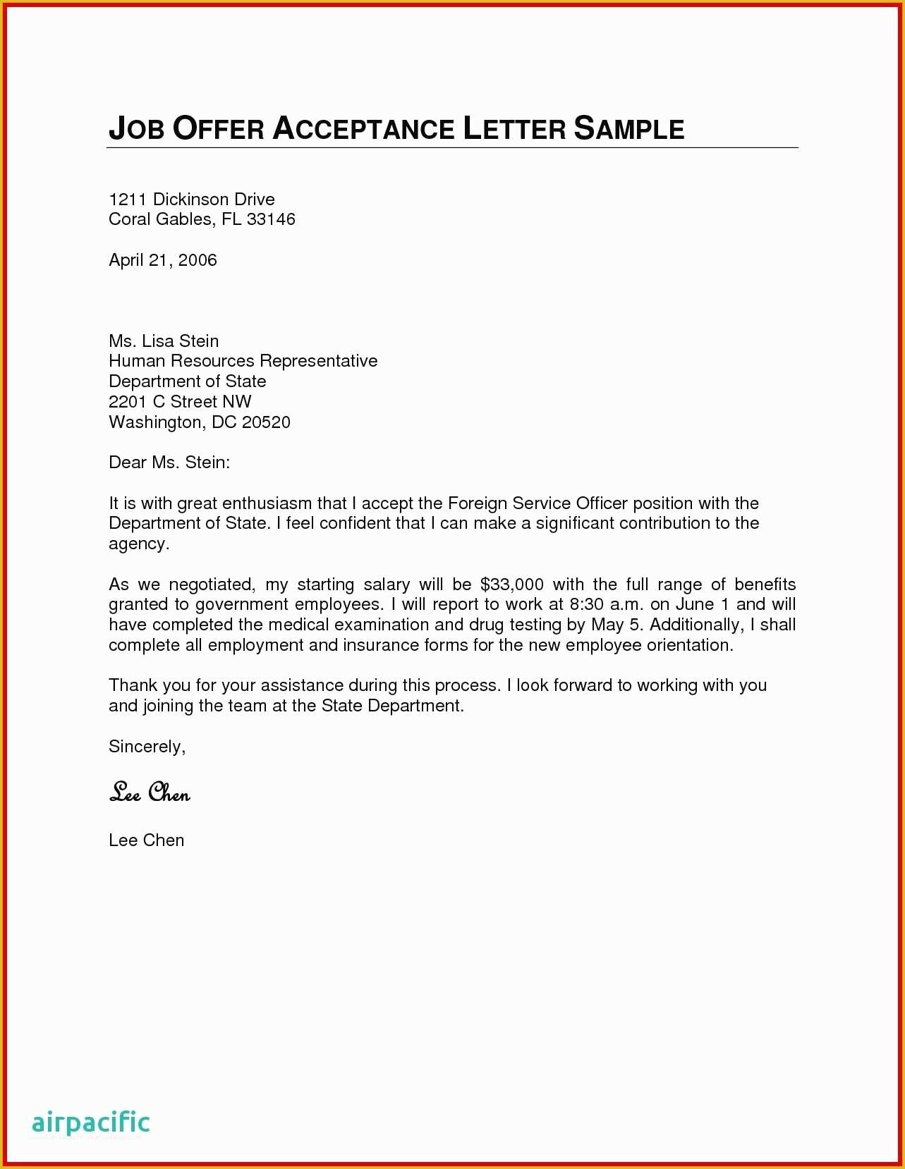 Letter Confirming Employment Free Template Of Employment Confirmation Letter Template Doc Sample