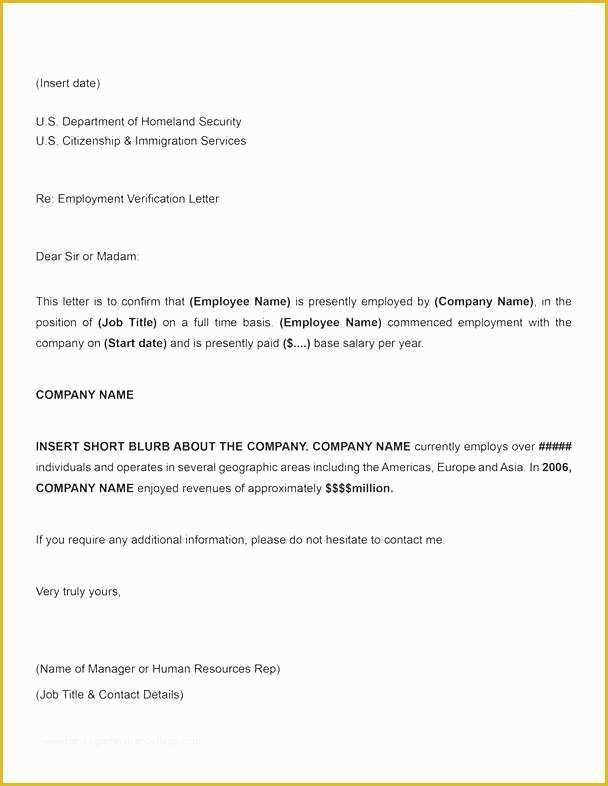 Letter Confirming Employment Free Template Of Letter Confirming Employment Template Uk New Sample