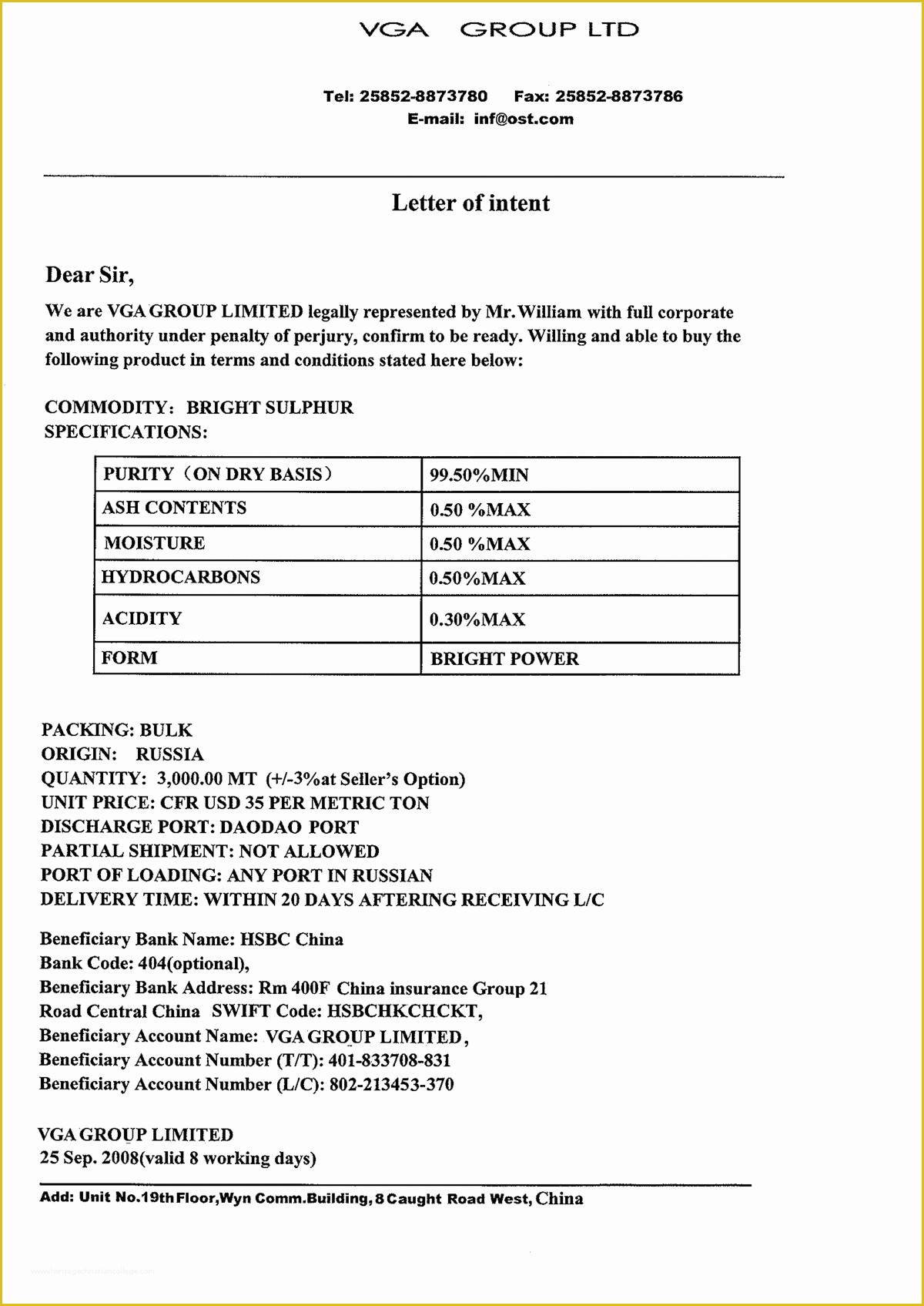 Letter Of Intent to Purchase Business Template Free Of Letter Of Intent