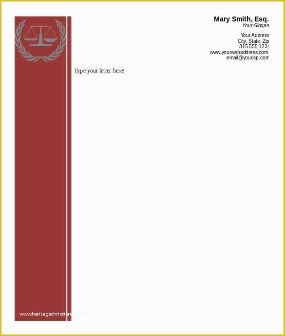 Letterhead Template Free Download Of 32 Word Letterhead Templates Free Samples Examples