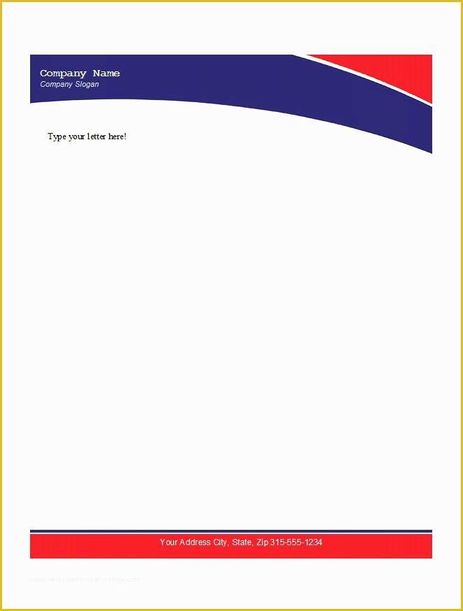 Letterhead Template Free Download Of 46 Free Letterhead Templates &amp; Examples Free Template