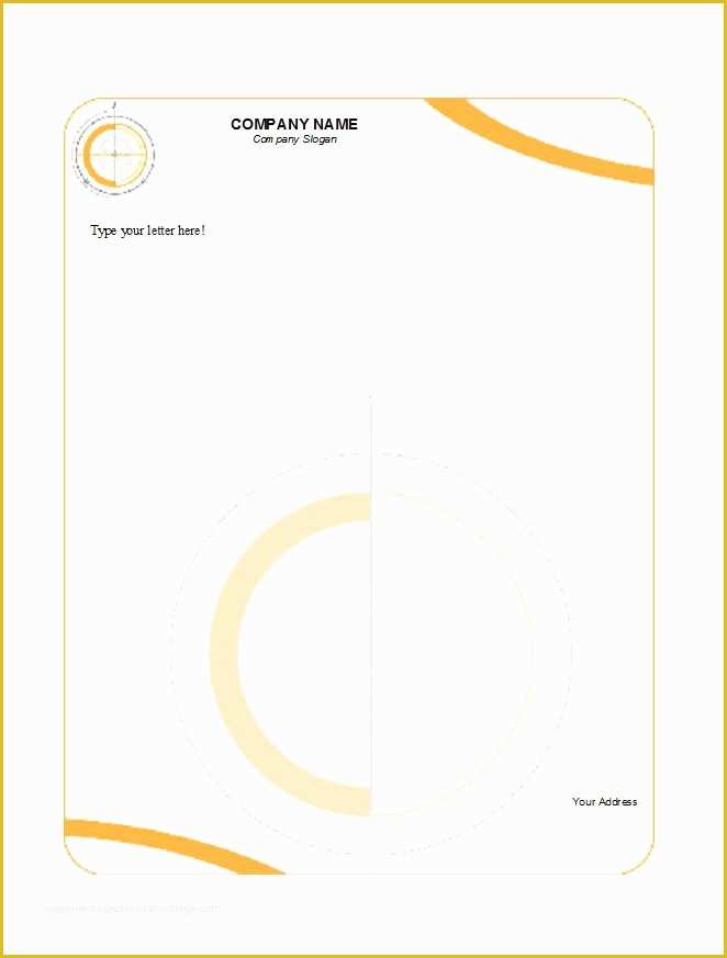 Letterhead Template Free Download Of 46 Free Letterhead Templates & Examples Free Template