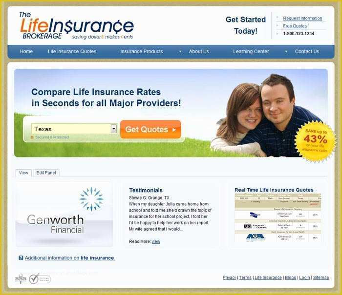 Life Insurance Website Templates Free Download Of Insurance Quote Website Template 12 Important Life Lessons