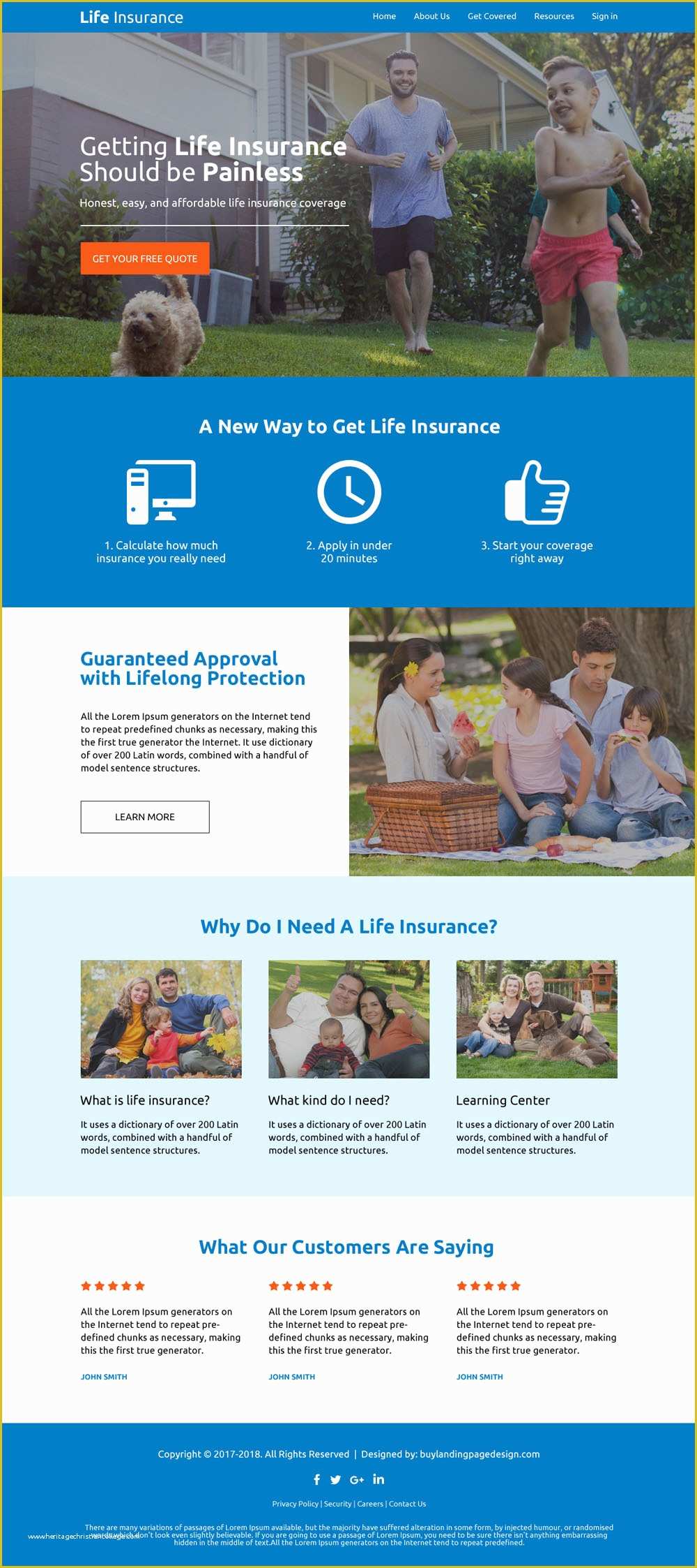 Life Insurance Website Templates Free Download Of Life Insurance Pany Website Design 03