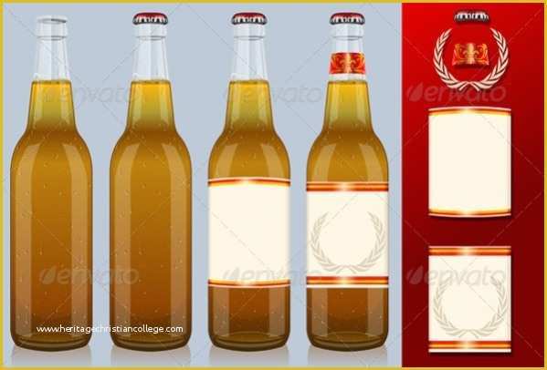 Liquor Bottle Label Templates Free Of 21 Beer Labels Psd Vector Eps Download
