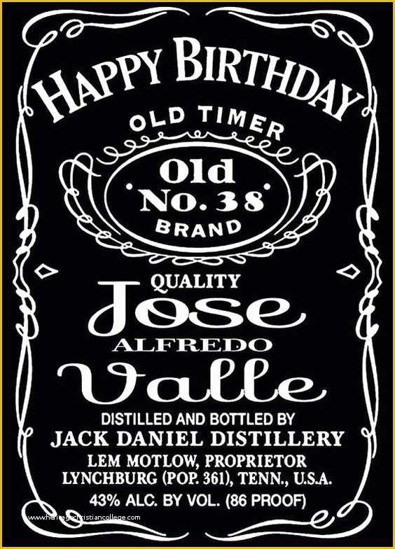 Liquor Bottle Label Templates Free Of Jack Daniels Liquor Bottle Label Design Vinyl Wall Mural