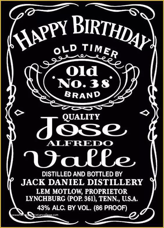 Liquor Bottle Label Templates Free Of Jack Daniels Liquor Bottle Label Design Vinyl Wall Mural