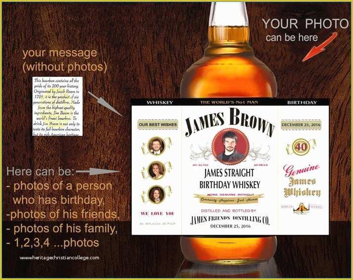 Liquor Bottle Label Templates Free Of Liquor Bottle Label Templates Free Elegant Custom Jim Beam