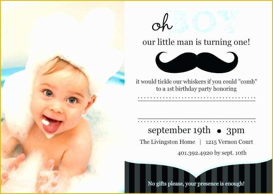 Little Man Birthday Invitation Template Free Of Little Man Birthday Invitations