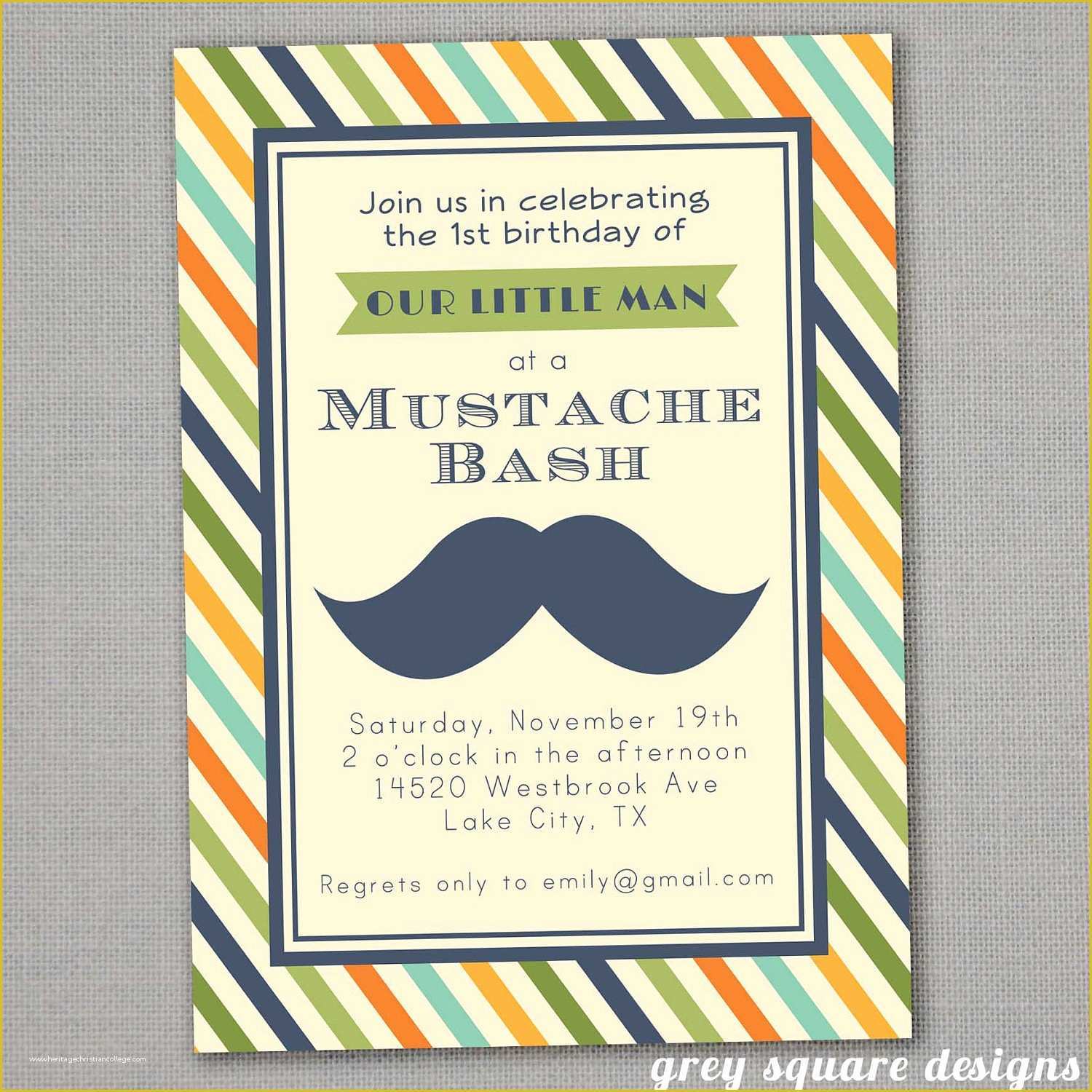 Little Man Birthday Invitation Template Free Of Mustache Party Invitations In Addition to Redesign Your