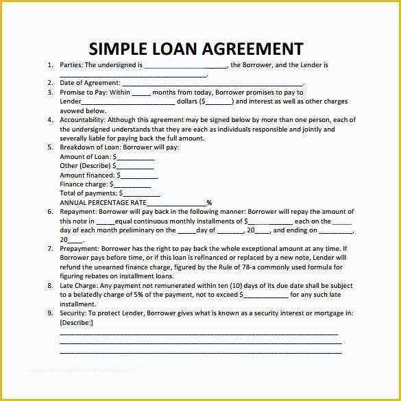 Loan Contract Template Free Of 30 Loan Contract Templates – Pages Word Docs