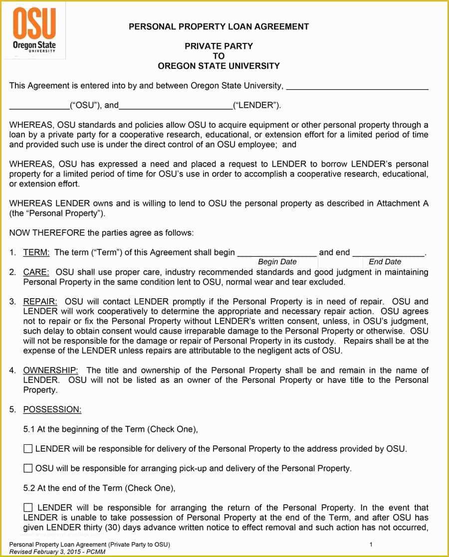 Loan Contract Template Free Of 40 Free Loan Agreement Templates [word &amp; Pdf] Template Lab