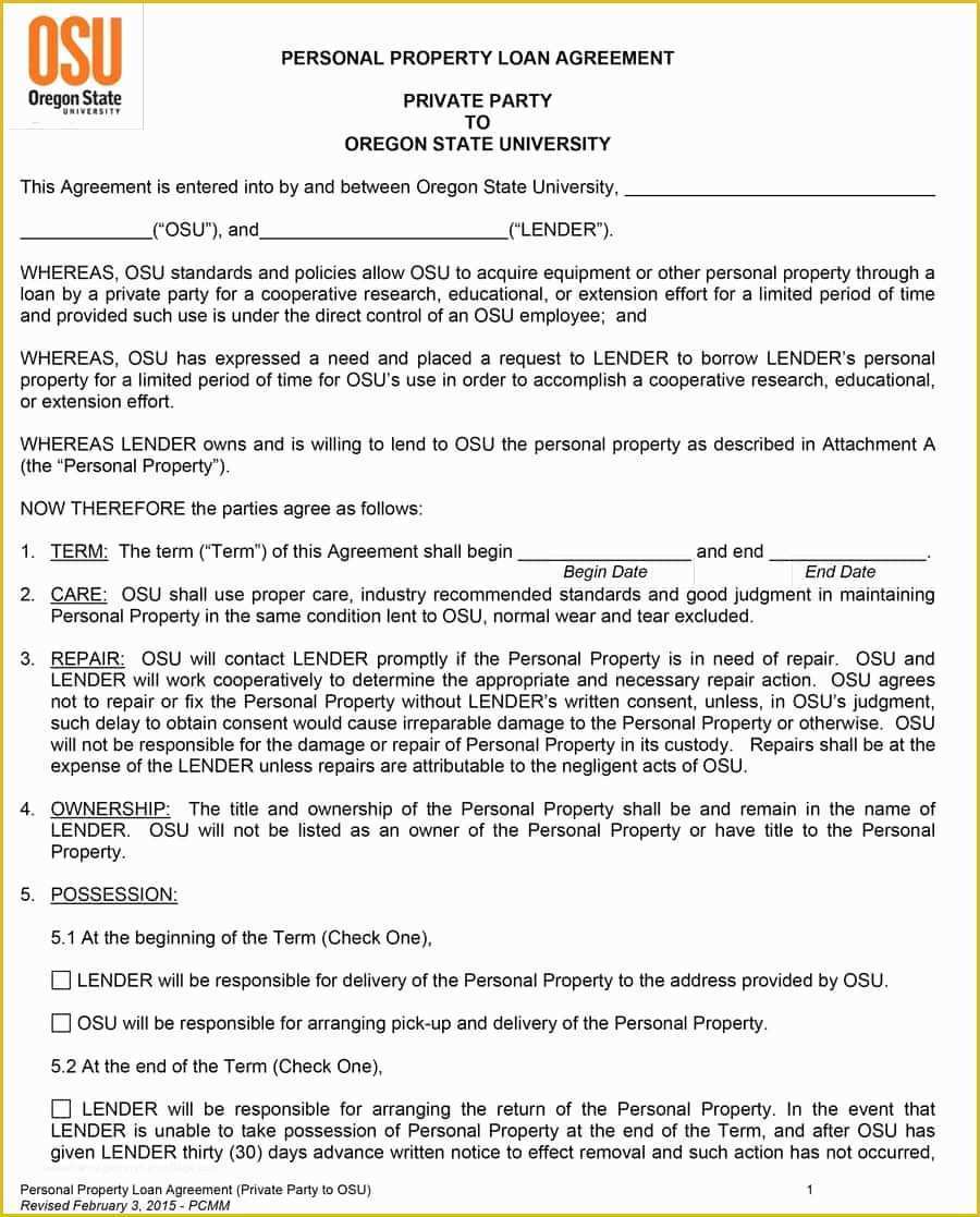 Loan Contract Template Free Of 40 Free Loan Agreement Templates [word & Pdf] Template Lab