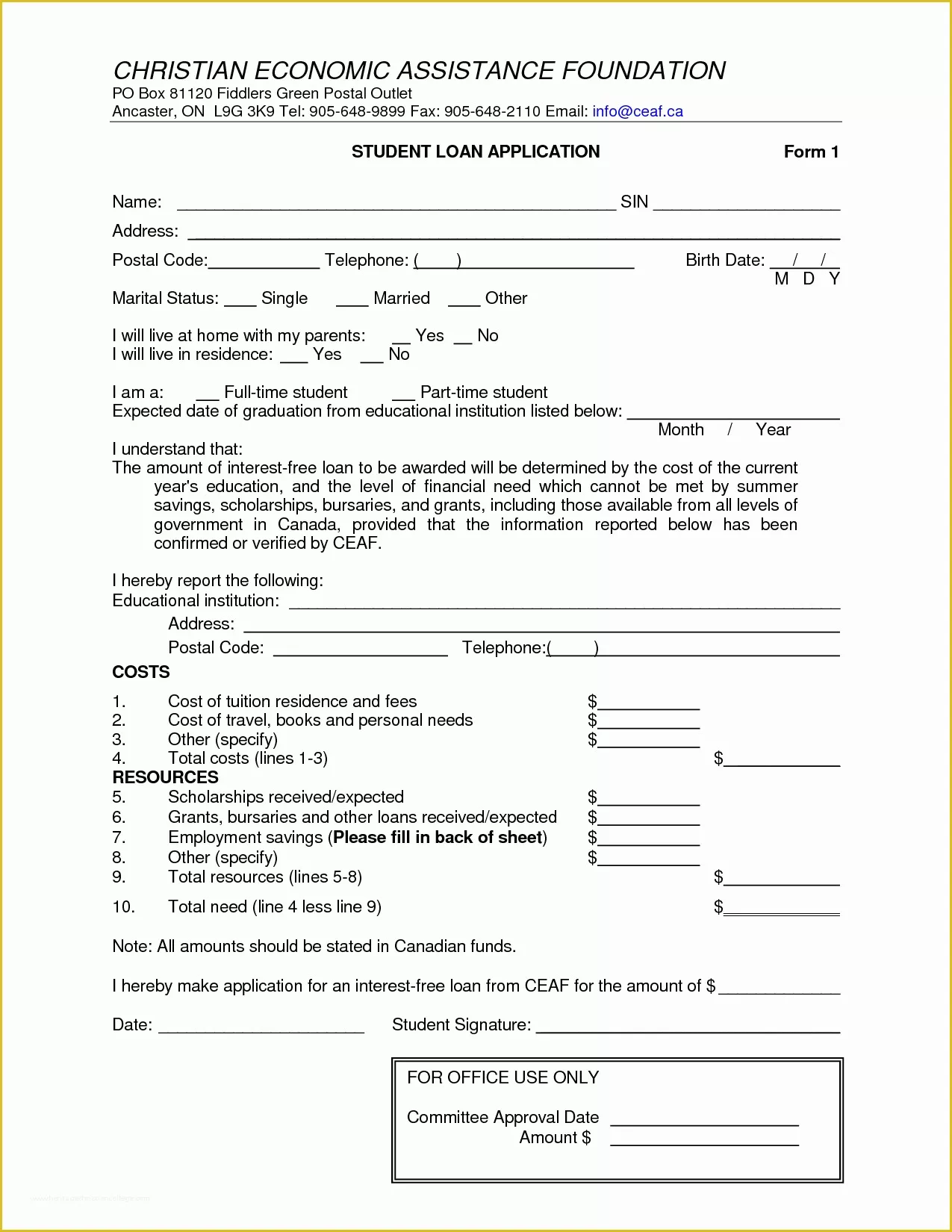 51 Loan Contract Template Free