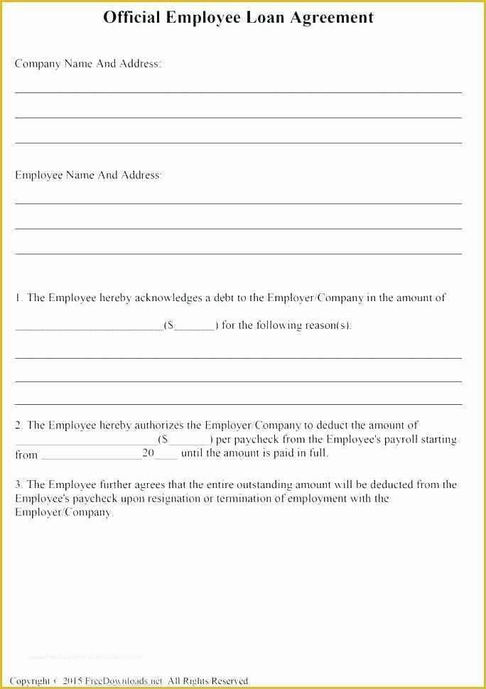 Loan Repayment Agreement Template Free Of Loan Repayment Agreement Template