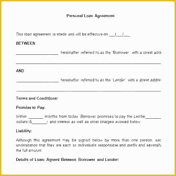 Loan Repayment Contract Free Template Of Download Personal Loan Agreement Template Contract form