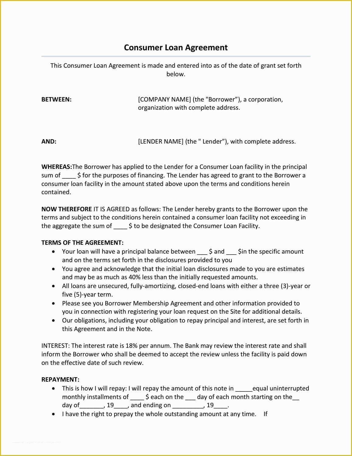 Loan Repayment Contract Free Template Of Personal Loan Repayment Letter Template Samples