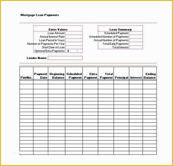 Loan Repayment Template Free Download Of 11 Loan Payment Schedule Templates Free Word Excel