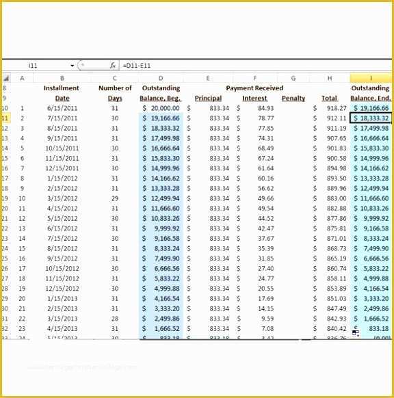 Loan Repayment Template Free Download Of 5 Loan Repayment Excel Template Oybtp