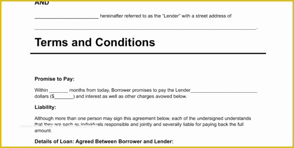 Loan Repayment Template Free Download Of Personal Loan Repayment Agreement Free Loan Agreement