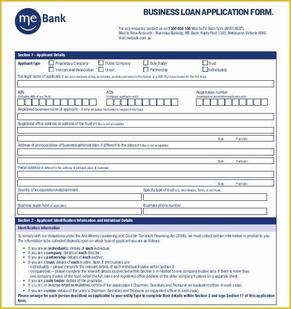Loan Template Free Download Of 10 Loan Application Templates Pdf Doc