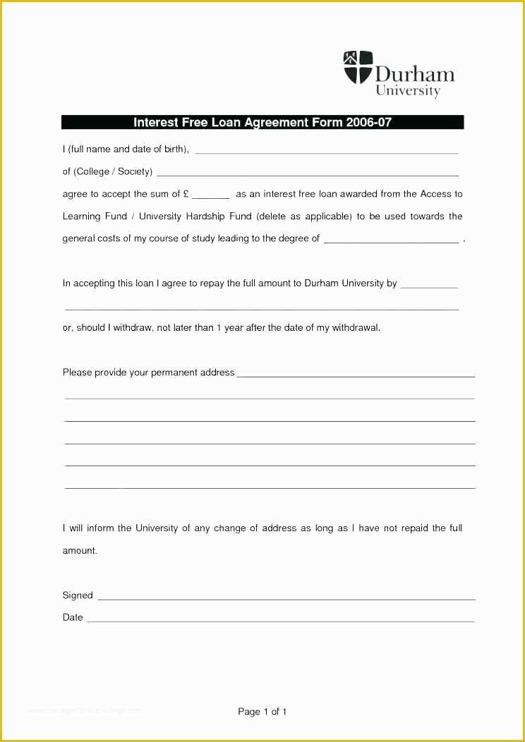 Loan Template Free Download Of Basic Loan Contract Template – Sevnet