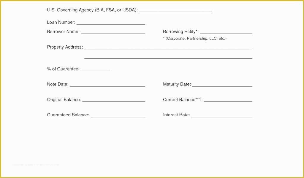 Loan Template Free Download Of Family Loan Template