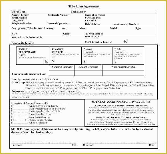 Loan Template Free Download Of Loan Agreement with Collateral Template – Psychicnights
