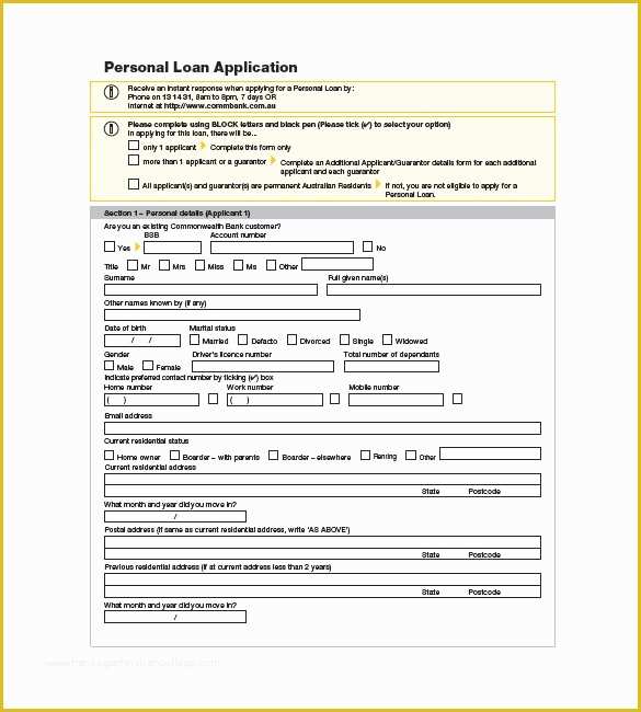 Loan Template Free Download Of Loan Note Template 8 Free Word Pdf Documents Download