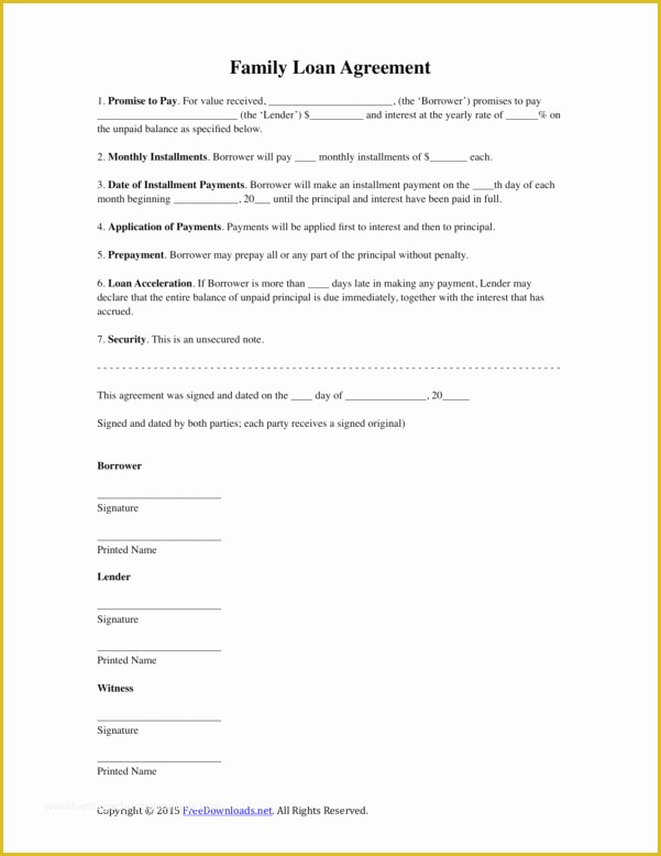 Loan Template Free Download Of Standard Loan Agreement Template Free Loan Document