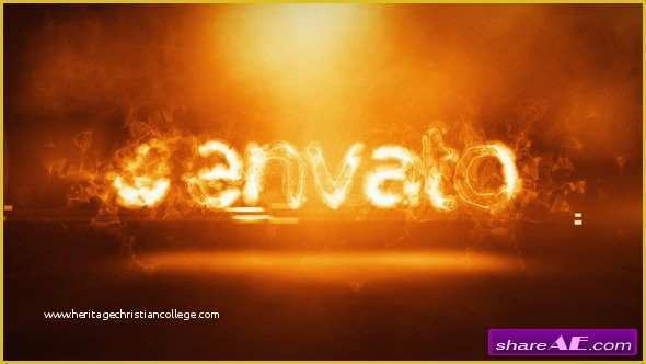 Logo Intro after Effects Template Free Download Of Videohive Fire Logo Intro after Effects Project Free