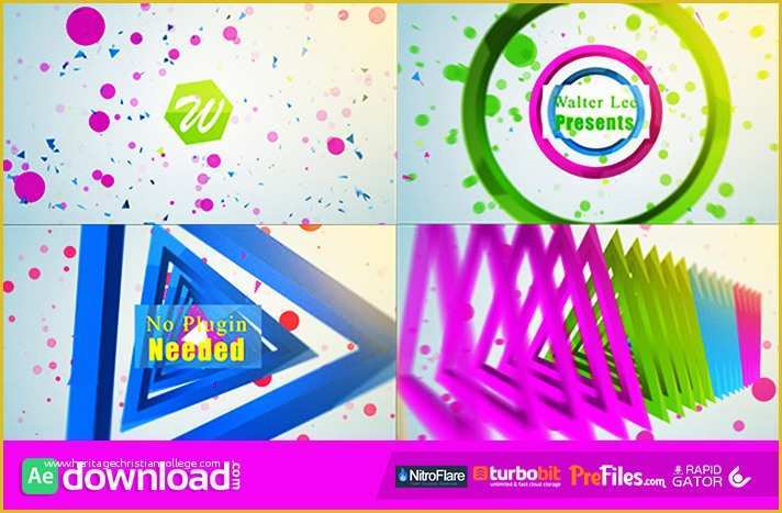 Logo Reveal after Effects Template Free Download Of Shape Logo Reveal 5 In 1 Videohive Template Free