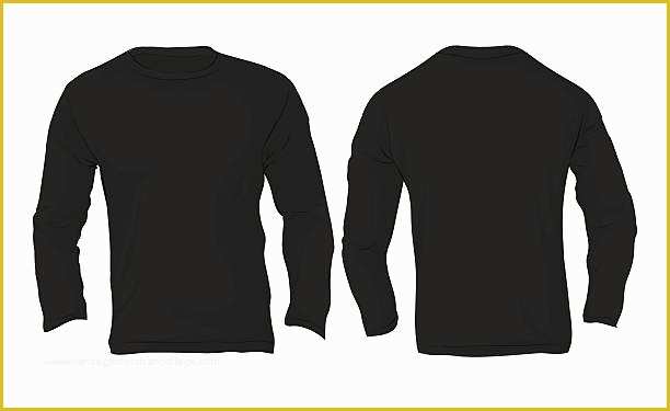 Long Sleeve T Shirt Template Vector Free Of top Long Sleeve Clip Art Vector Graphics and